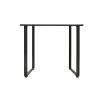 Chic Matte Black Side Table