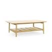 stunning wooden coffee table with under-table storage