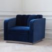 Marco Armchair - Pictured in Lustrous Marine 