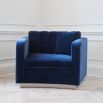 Marco Armchair - Pictured in Lustrous Marine 