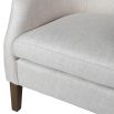 Lovely cream armchair crafted from linen and birch