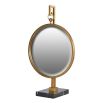 Brass And Marble Hanging Mirror