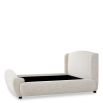 Mellory Bed Frame - Seashell Off-White