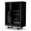 Connaught Bar Cabinet - Charcoal Oak
