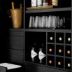 Connaught Bar Cabinet - Charcoal Oak