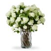 Real Touch Bouquet of Hydrangeas - 36 pcs - White