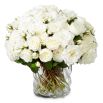 Real Touch Bouquet of Roses - 72 pcs - White
