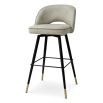 Cliff Bar Stool - Set of 2 - Mayer Silver