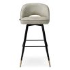 Cliff Bar Stool - Set of 2 - Mayer Silver