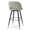 Cliff Bar Stool - Set of 2 - Mayer Silver