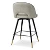 Cliff Counter Stool - Set of 2 - Mayer Silver