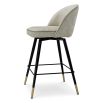 Cliff Counter Stool - Set of 2 - Mayer Silver