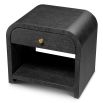 Rhodes Nightstand - Charcoal Oak