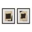 Creased Umber by Vanna Lam Print - Set of 2