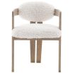 Baaarb Dining Chair - Faux Sheepskin