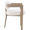 Baaarb Dining Chair - Faux Sheepskin