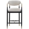 Soho Counter Stool - Ebony/Brass