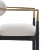 Soho Counter Stool - Ebony/Brass