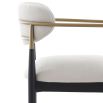 Soho Counter Stool - Ebony/Brass