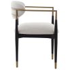 Soho Dining Chair - Ebony/Brass