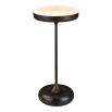 Flat Top Rechargeable Mini Lamp -  Bronze