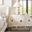 Frosted Leaf Table Lamp