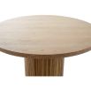 Readed Oak Round Dining Table