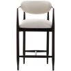 Soho Counter Stool - Walnut & Bronze