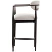 Soho Counter Stool - Walnut & Bronze