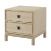 Montauk 2-drawer Side Table - Light