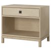 Montauk Single Drawer Bedside Table - Light