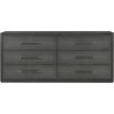 Maxwell 6-drawer Dresser - Dark