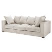 Designer stone grey modern upholsetered sofa 