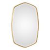 A gorgeous wall mirror by Uttermost with a golf leaf finish