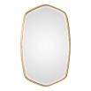 A gorgeous wall mirror by Uttermost with a golf leaf finish