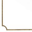 stunning gold-framed wall mirror