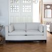 Modern chic style sofa with luxury rectangular cushions