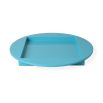 Circular blue tray by Jonathan Adler 