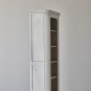 White pine wood five shelf bookcase 