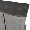 Shabby chic sideboard with striking stone top