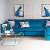 Luxury bespoke modular sofa with extra deep seating  - Pictured in COM