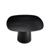 black round dining table