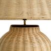 Rattan style table lamp