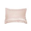 Blush pink silk pillowcase