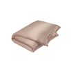 Blush pink silk duvet cover