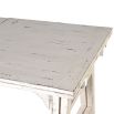 large dining table with whitewash finish