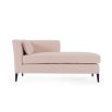 Simplistic design chaise longue with contrasting piping detail | Fabric: Kensington Zinc Blossom
