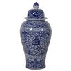 Decorative Blue Tea Jar