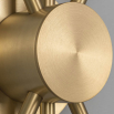 Orion 6 Wall Sconce - Brass & Marble
