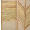 Elegant, rattan folding screen